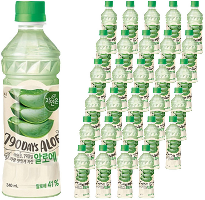 자연은 알로에 주스, 340ml, 36개