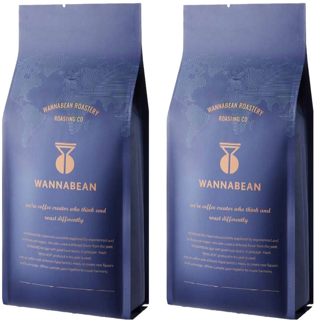 워너빈 콜롬비아 수프리모 후일라 원두커피, 홀빈(분쇄안함), 1kg, 2개, 1L