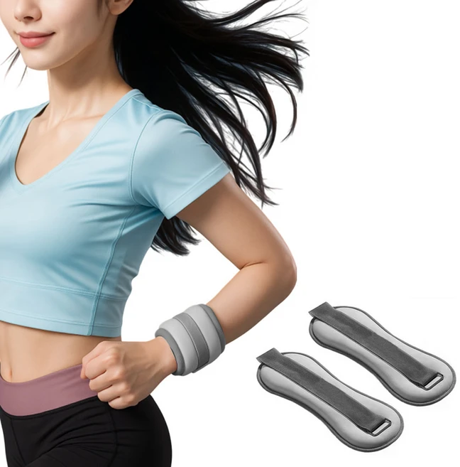 헨센 피트니스 스포츠 트레이닝 모래주머니 2p, 블랙, 250g - 쿠팡