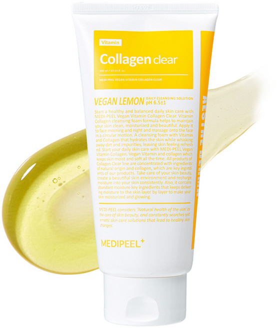 메디필 비건 비타민 콜라겐 클리어 폼 클렌저, 300ml, 1개