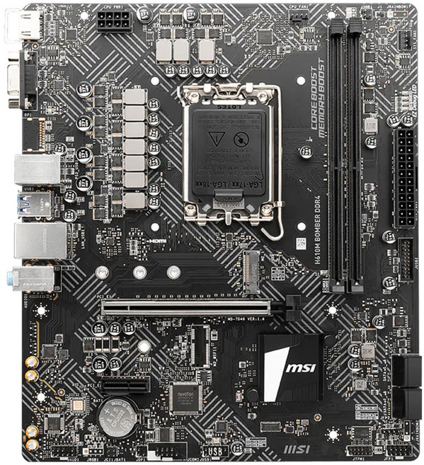 msi 微星 爆破彈 主機板 BOMBER DDR4, H610M