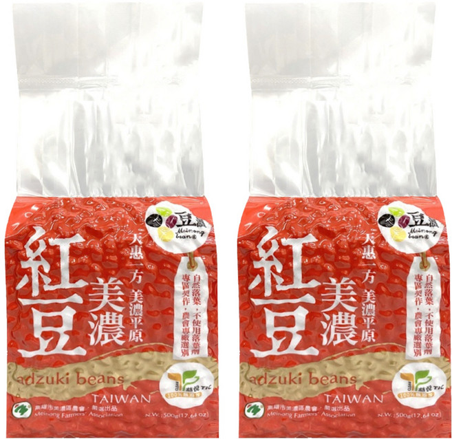 美濃區農會 美濃紅豆, 500g, 2包