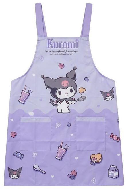 U-House 樺新 酷洛米圍裙 78 x 72cm, 藍莓果醬, 1件