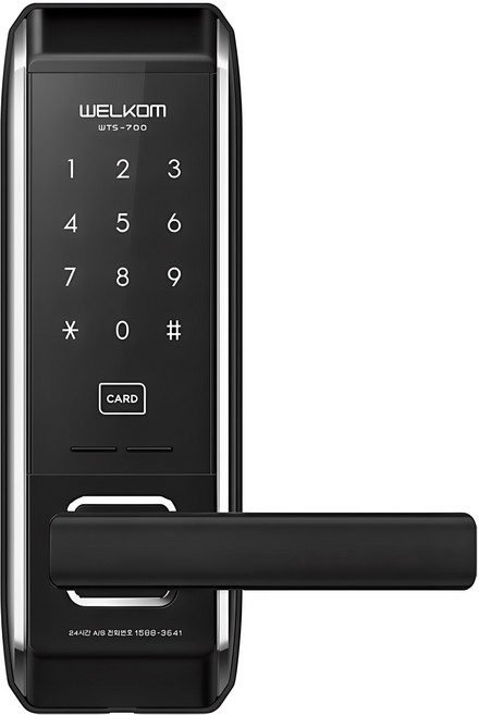 솔리티 스마트 무타공 주키 도어록, WTS-700, 방문설치