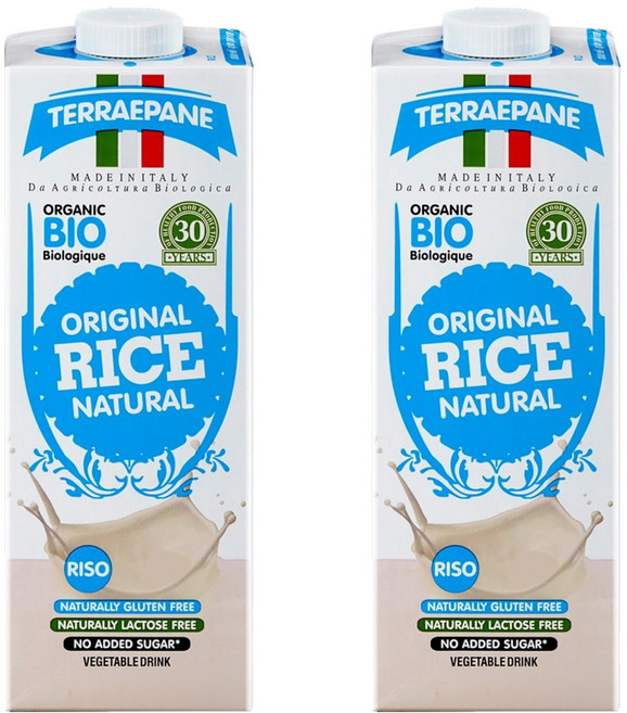 Terraepan 有機大米飲料, 2個, 1L