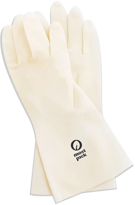 모스트픽 끈질긴 니트릴 고무장갑, 화이트, 중(M), 1개 - 쿠팡