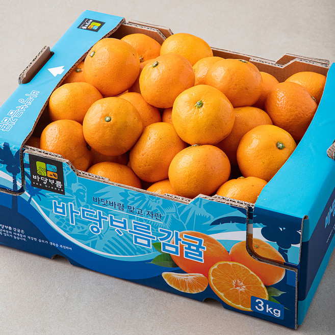 바당바름 Ai선별 당도선별 10brix 감귤 로열과, 1박스, 3kg