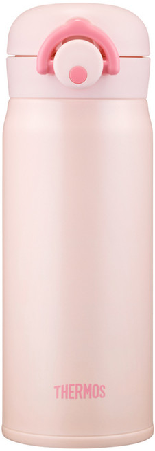 써모스 마이 디자인 보틀 원터치 타입 JNR-400K + 마이 디자인 스티커 랜덤발송 세트, 파스텔핑크, 400ml, 1세트