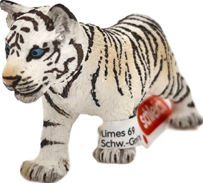 schleich 史萊奇 老虎寶寶 SH14732 白色, 1個