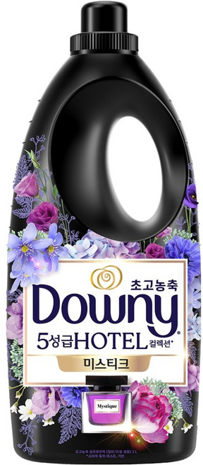 다우니 초고농축 호텔 컬렉션 섬유유연제 미스티크 본품, 2L, 1개