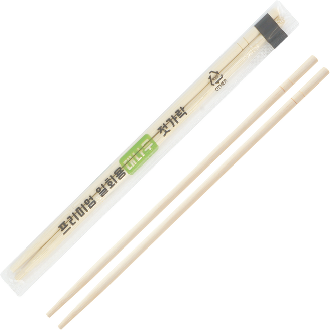 판디 일회용 대나무 젓가락, 100개입, 1개