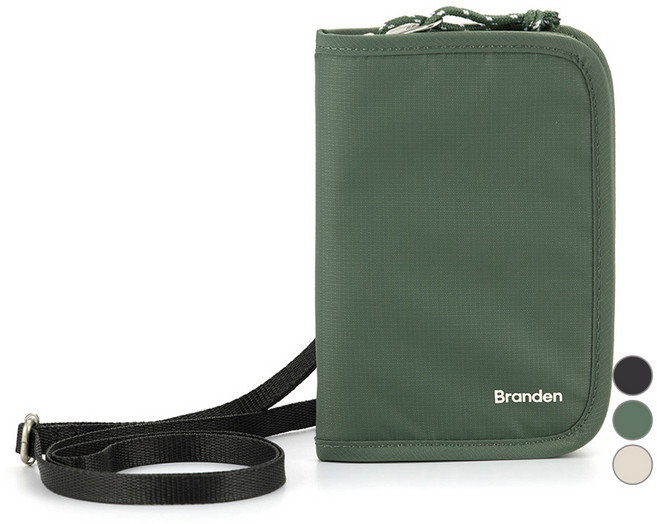 브랜든 여행용 도난방지 세이프 크로스 월렛백