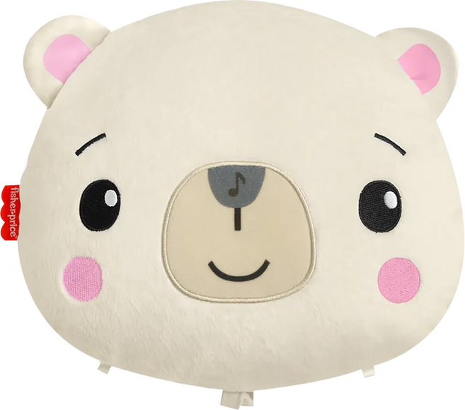 fisher-price 費雪 安撫睡眠小熊, 小熊 白色, 1個