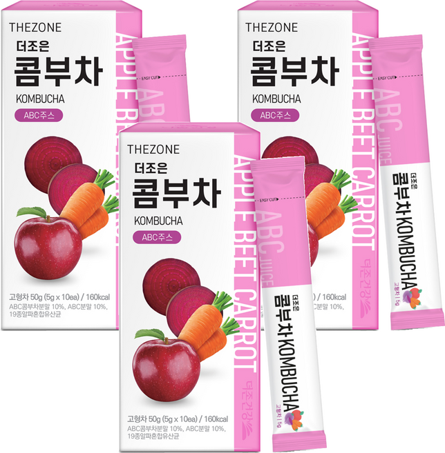 더존건강 더조은 콤부차 ABC주스, 5g, 10개입, 3개