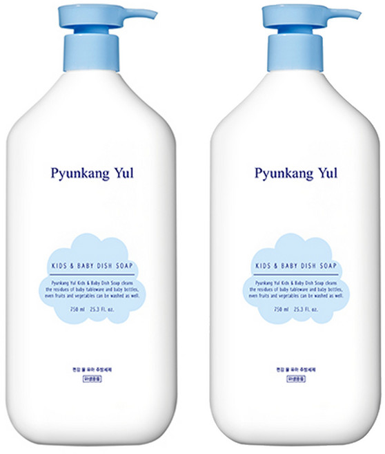 편강율 유아 주방세제, 750ml, 2개