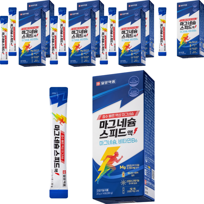 일양약품 마그네슘 스피드액 14p, 280g, 8개