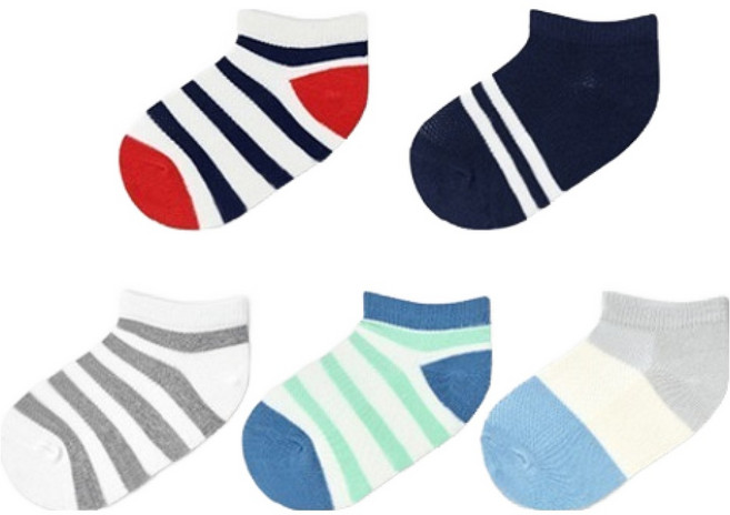 유니프랜드 올라잇 발목 양말 5종 세트