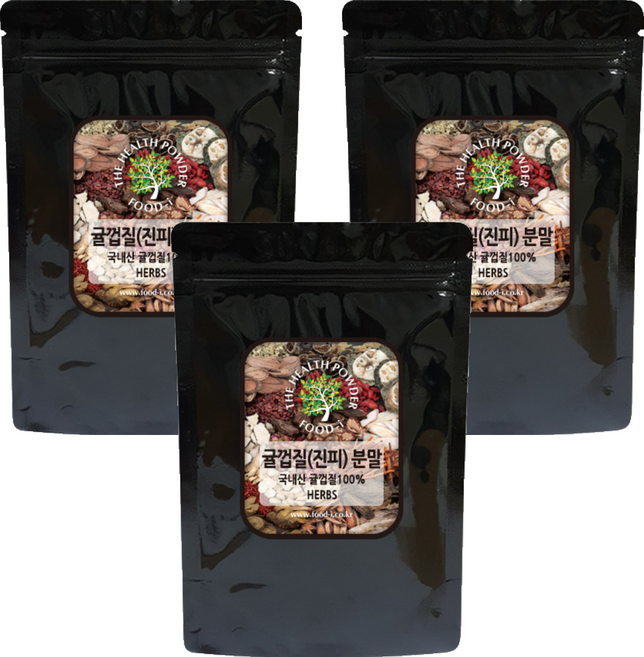 陳皮（真皮）粉, 3個, 200g