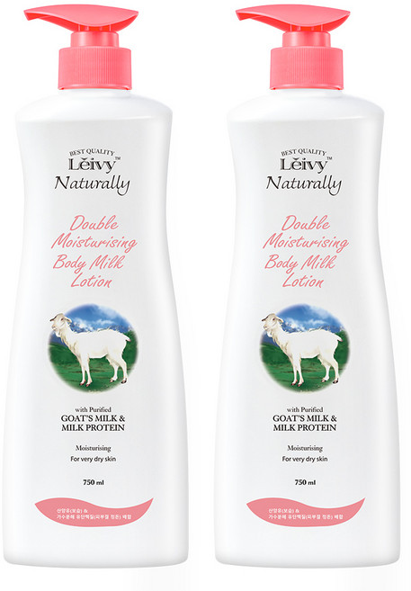 레이비 산양유 바디로션 플로럴향, 750ml, 2개