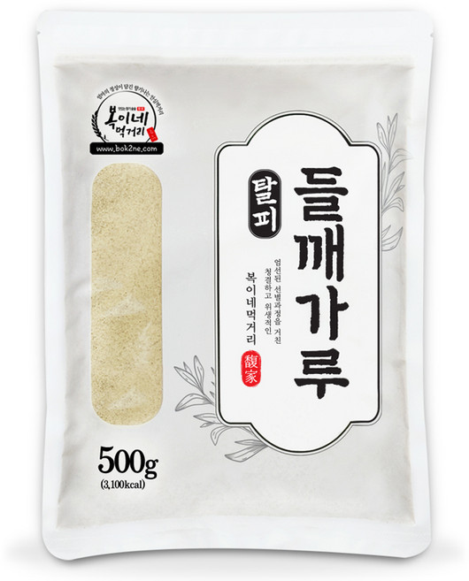 복이네먹거리 탈피 들깨가루, 500g, 1개