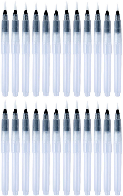 부드러운 워터브러쉬 04 팁 12종 세트, 150mm, 2세트