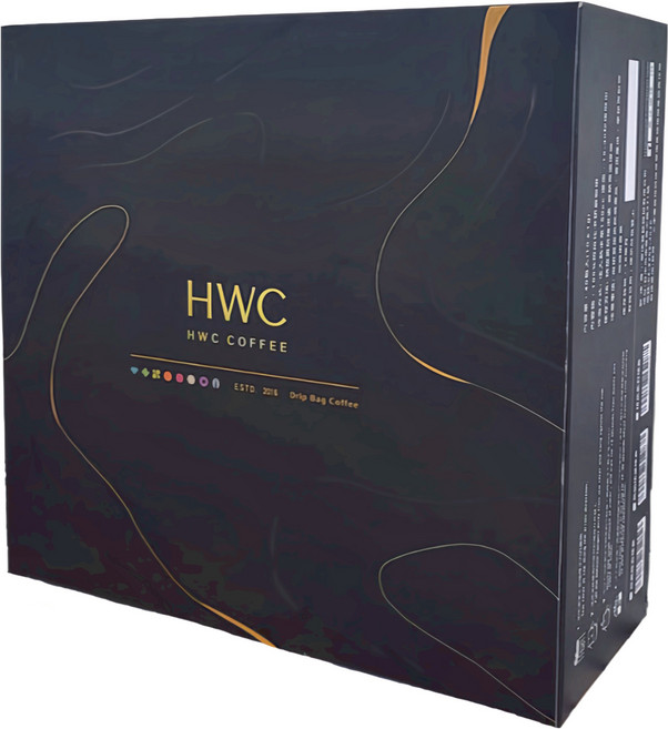 HWC 黑沃咖啡 馬卡龍經典濾掛咖啡禮盒 共8口味, 濾掛咖啡禮盒, 1盒