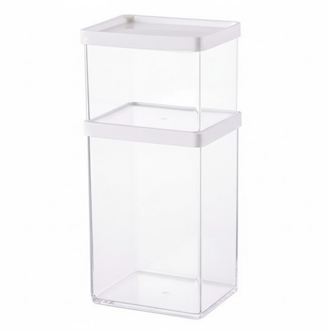 Changsin Living 昌信生活 POCKET冰箱萬用收納盒系列 保鮮盒 B組 400ml + 850ml, 1組, 4個容器 + 4個蓋子