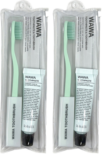 RoRoBELL Wawa 牙膏 30ml + 牙刷旅行組 80g, 2套