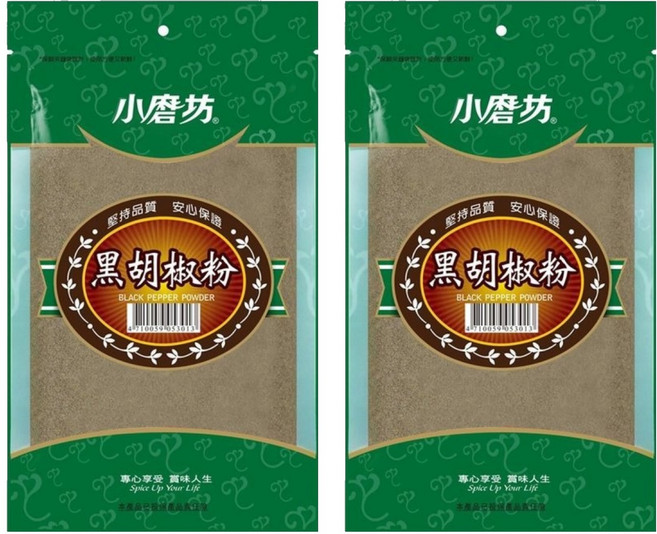 小磨坊 黑胡椒粉, 200g, 2包