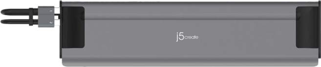 j5create 凱捷國際 USB-C M.2 SSD Gen2多功能儲存擴充座 JCD552, 銀黑色, 1個