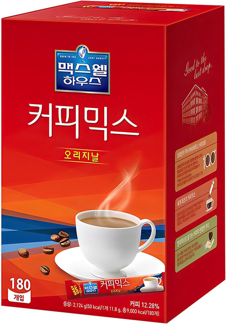 맥스웰하우스 오리지날 커피믹스, 11.8g, 180개입, 1개