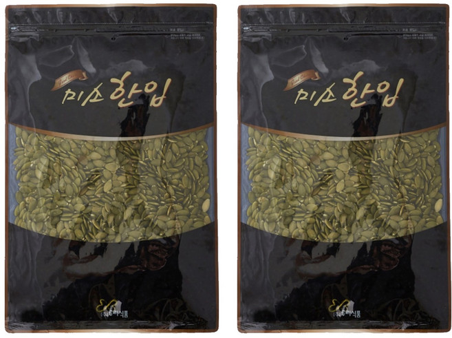 미소한입 호박씨, 1kg, 2개