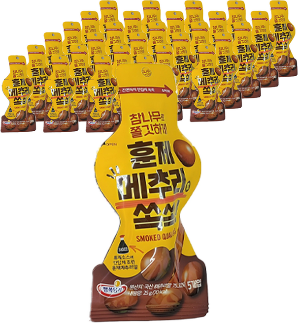 愉快地熏鵪鶉蛋, 25g, 30包