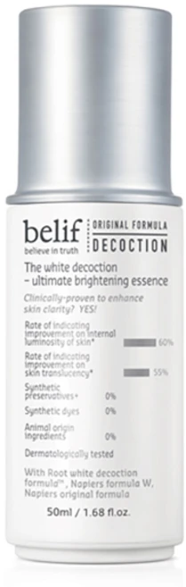 빌리프 더 화이트 디콕션 얼티메이트 브라이트닝 에센스, 50ml, 1개 - 쿠팡
