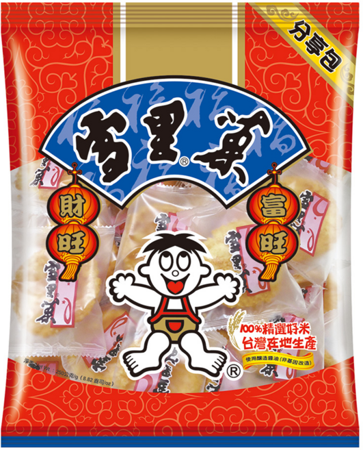 旺旺 雪里菓 分享包 全素, 250g, 1袋