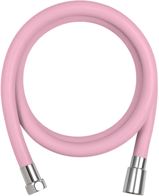 해피달링 리플랜 샤워기 호스, 2m, 피치핑크