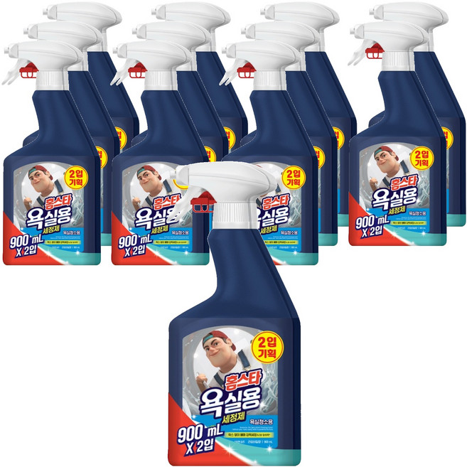 홈스타 욕실용 세정제 라임바질향, 900ml, 12개