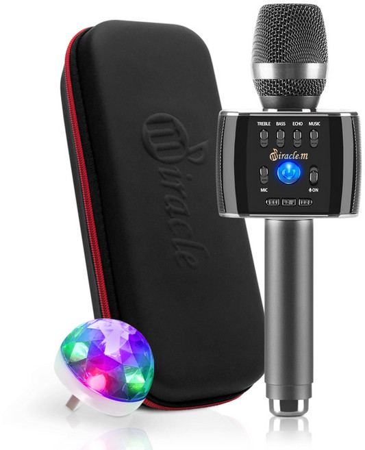 미라클엠 플러스 다이나믹 블루투스 노래방 마이크, M75 플러스