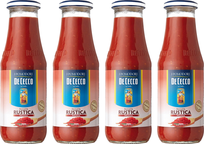 DE CECCO 得科 Passata Rustica Polposa 義大利蕃茄泥, 700g, 4瓶