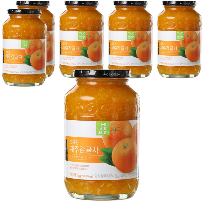초록원 제주감귤차, 1kg, 1개입, 6개