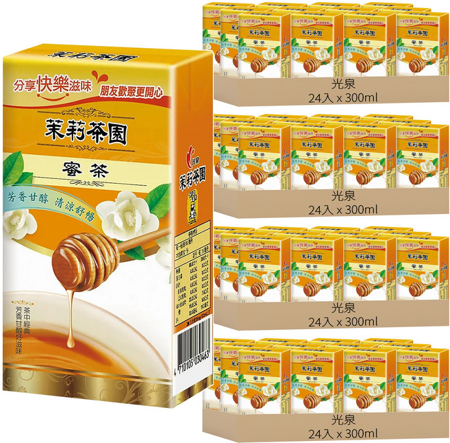 光泉 茉莉茶園 蜜茶, 300ml, 96入
