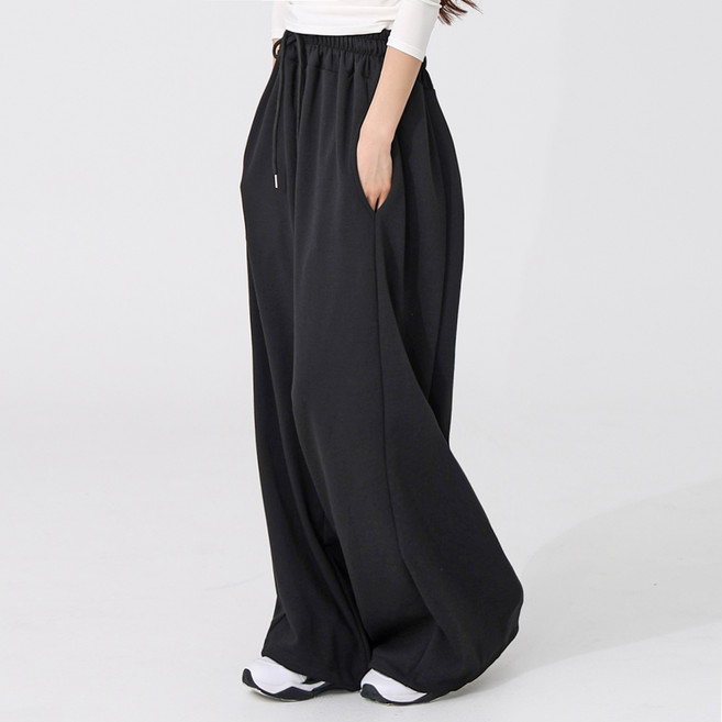 arua 여성용 와이드 절개라인 트레이닝 롱 바지