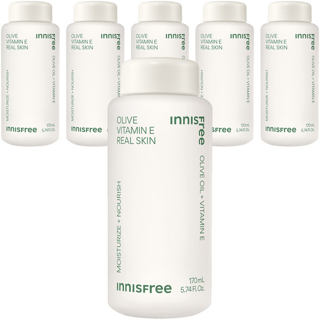 INNISFREE 橄欖維他命E化妝水, 6瓶, 170ml