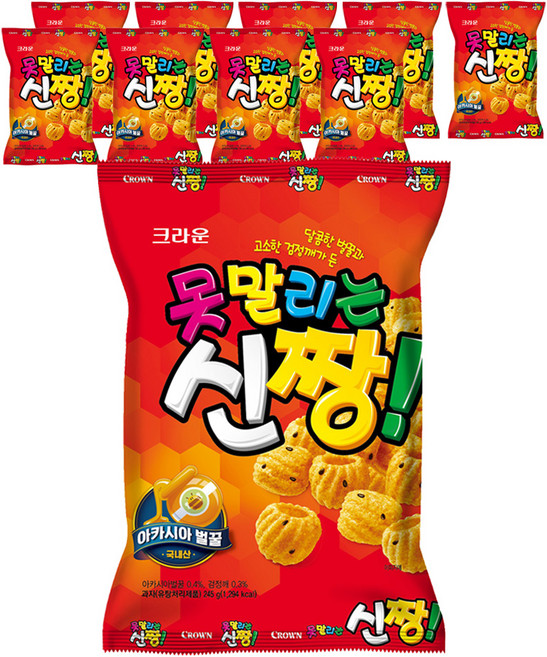 크라운 못말리는신짱, 245g, 10개