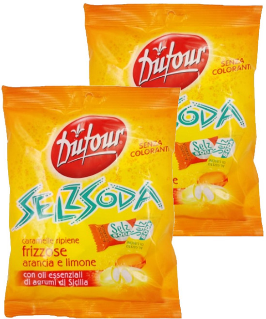 듀포 포지타노 오렌지 레몬 캔디, 150g, 2개