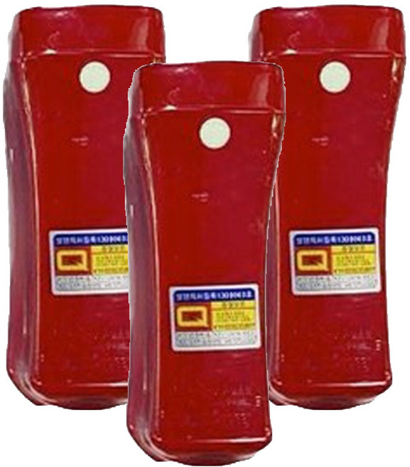 송광산업 LED 휴대용 조명등 + 배터리, 3개, 레드