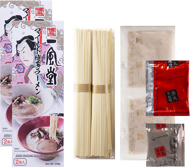 Ippudo 博多拉麵 原味 2人份組, 2個