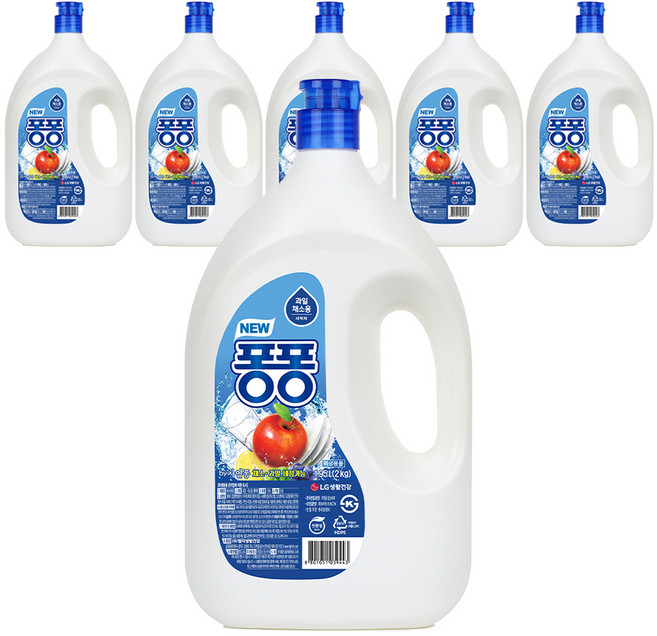 퐁퐁 뉴 주방세제, 1.95L, 6개