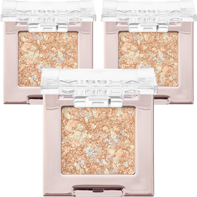 미샤 글리터 프리즘 아이섀도, No 21 캔들 프리즘, 3개