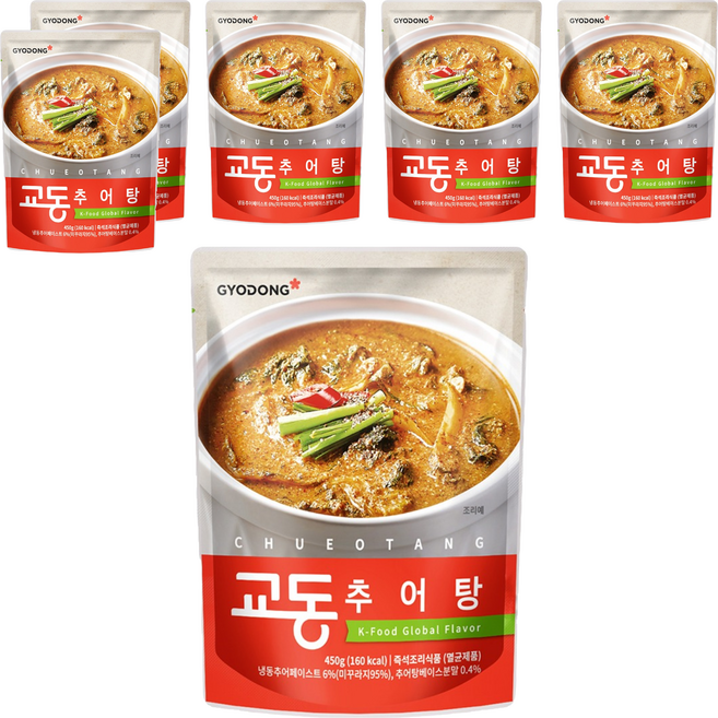 교동식품 추어탕, 450g, 6개